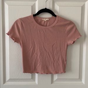Pink crop top
